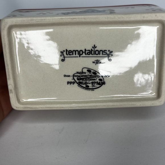 Mini 12oz Temptations by Tara Holiday Loaf Pan without lid - Picture 9 of 9